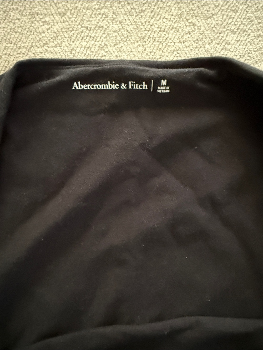 Abercrombie & Fitch Black Ruched Tank Top - Picture 2 of 4